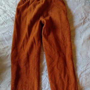 Gently worn rust-colored joggers Size 7/8 from The Children's Place